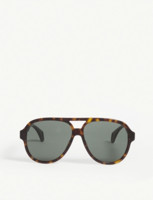gucci gold aviators