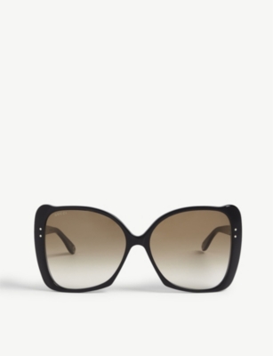 Gucci oversized butterfly outlet sunglasses