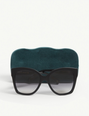 GUCCI: GG0459S acetate cat-eye sunglasses