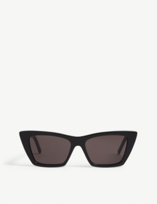 SAINT LAURENT: Mica cat-eye frame acetate sunglasses
