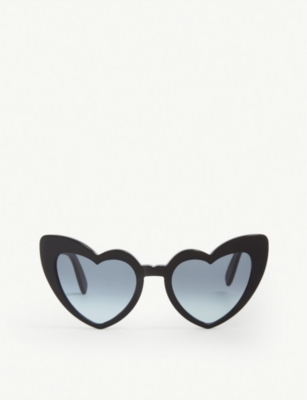 Heart shaped cheap ysl sunglasses