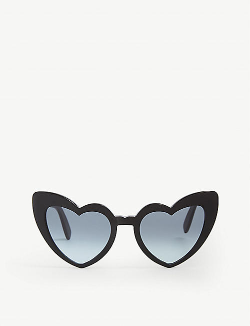SAINT LAURENT: Lou Lou heart shaped sunglasses