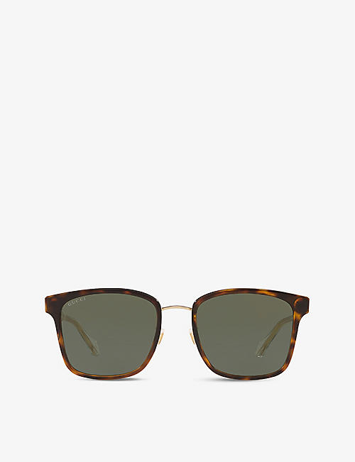 GUCCI: GG0563SK square-frame acetate sunglasses