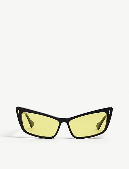 GUCCI: GG0626S cat eye-frame sunglasses
