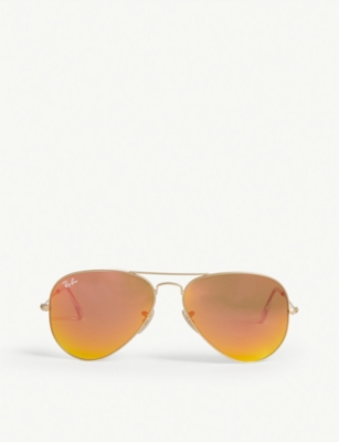 Ray ban aviator clearance orange