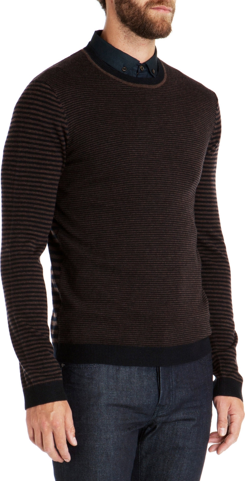 TED BAKER   Moseley crew neck knit sweatshirt