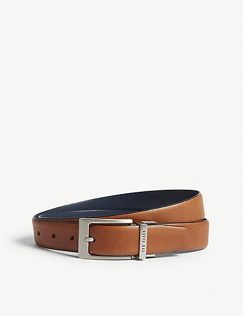 for Men Mens Belts Fendi Belts Fendi Calf Leather Classic Belt in White Brown 