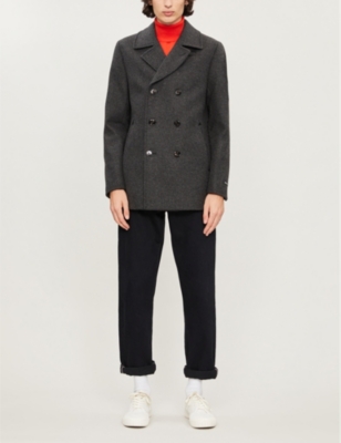 ted baker grey peacoat