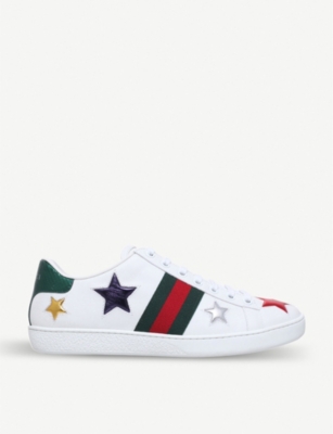 gucci ace star sneakers