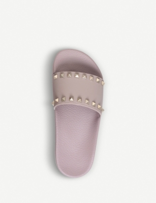 valentino pink sliders