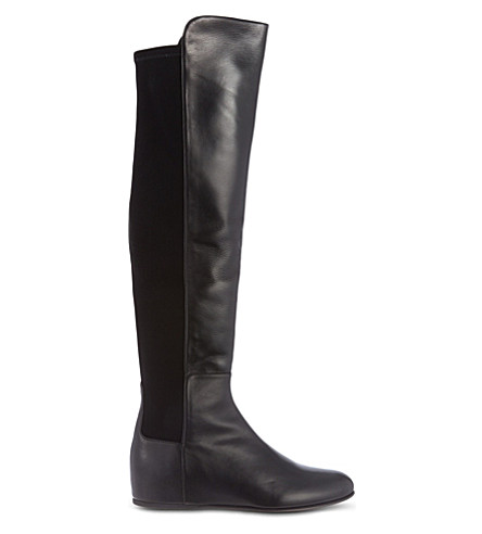 STUART WEITZMAN - Mainline leather knee-high boots | Selfridges.com