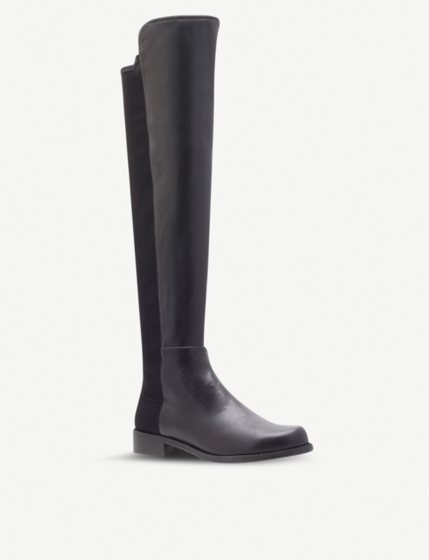 5050 over-the-knee leather boots
