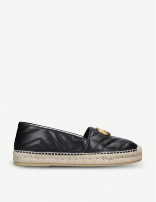 Gucci pilar store leather espadrilles