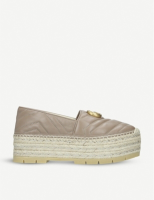 gucci pilar leather espadrilles