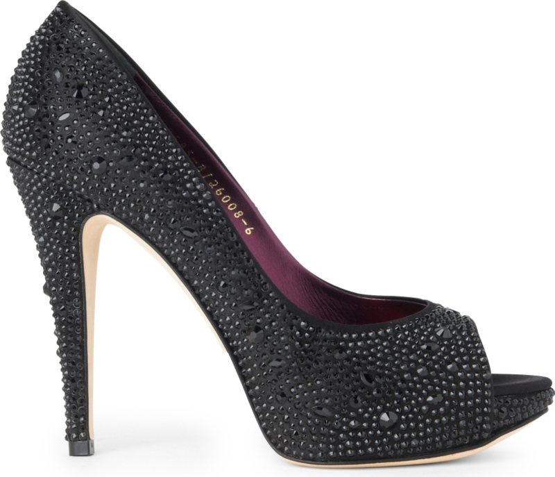 Roxy Swarovski embellished courts   GINA   High heels   Shop Heels 