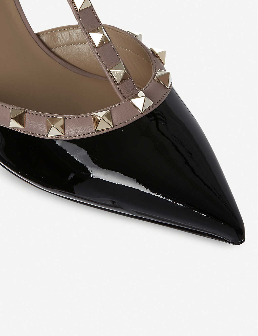 VALENTINO GARAVANI So Noir 65 patent-leather heeled sandals