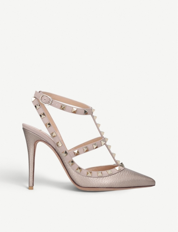 Rockstud 100 T-bar leather courts