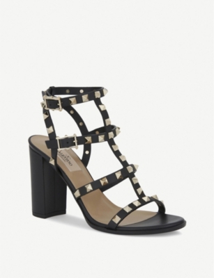 VALENTINO GARAVANI Rockstud 90 leather heeled sandals