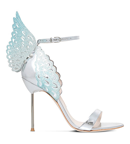 SOPHIA WEBSTER - Evangeline leather heeled sandals | Selfridges.com