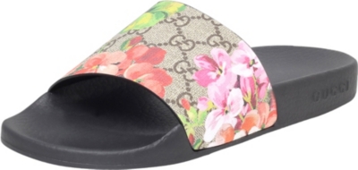 gucci bloom slides selfridges