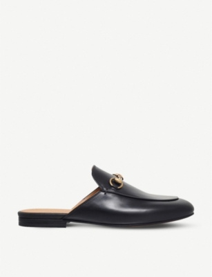 GUCCI - Princetown leather backless loafers 