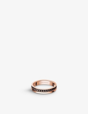 Boucheron Quatre Classique 18ct Pink-gold Wedding Band In Pink/gold