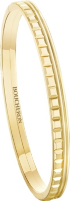 BOUCHERON   Quatre Radiant Edition 18ct yellow gold bangle bracelet