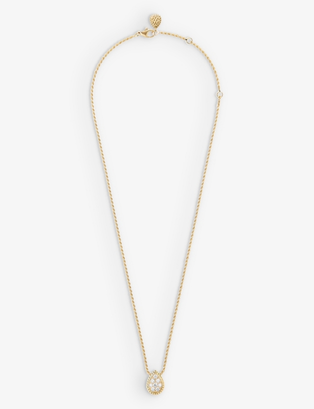 Serpent Bohème 18ct yellow-gold and diamond pendant necklace