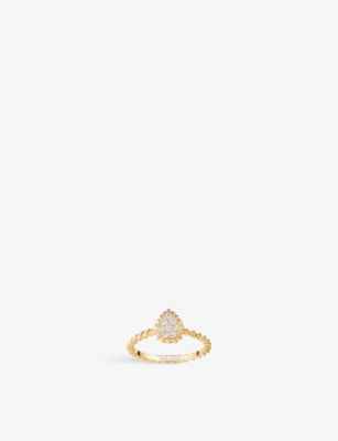 BOUCHERON: Serpent Bohème 18ct yellow-gold and diamond ring