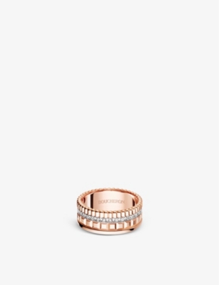 Boucheron Quatre Radiant Edition Rose-gold And 0.24ct Diamond Ring