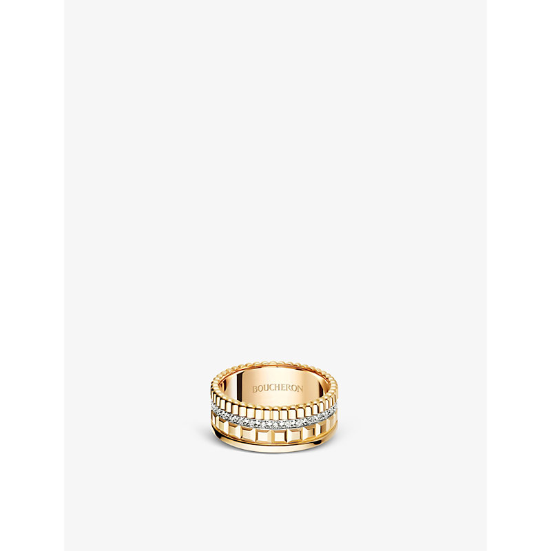Boucheron Quatre Radiant Edition Yellow-gold And 0.25ct Diamond Ring