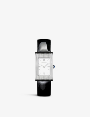 Shop Boucheron Women's Wa030401reflet Medium Stainless Steel And Sapphire Watch