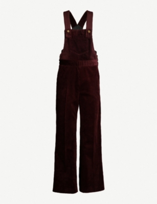 sandro corduroy jumpsuit