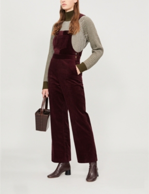 sandro corduroy jumpsuit