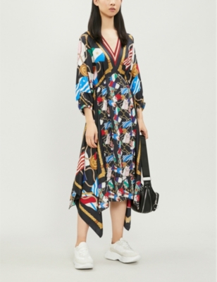 sandro flag dress