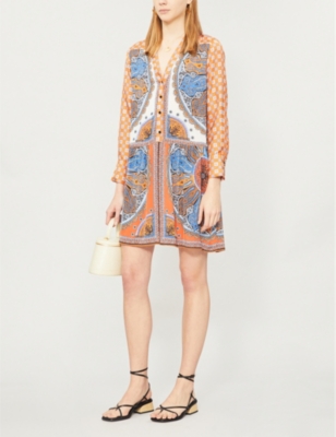 sandro paisley dress