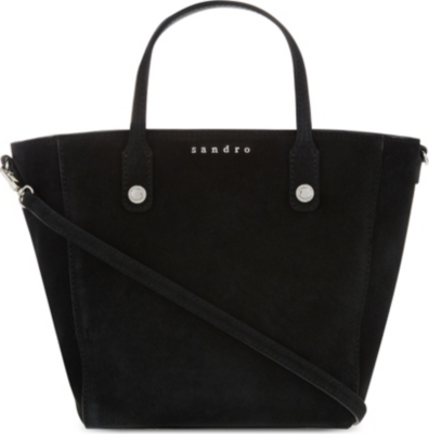 SANDRO   Adine small leather tote