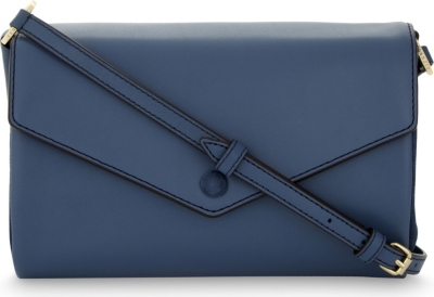 SANDRO - Pola leather cross-body bag | Selfridges.com