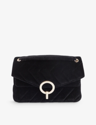 sandro velvet bag