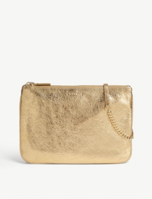 gold pouch bag