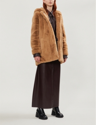 sandro fur jacket