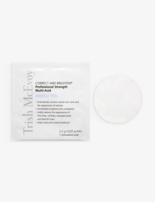 Shop Trish Mcevoy Correct And Brighten Weekly Peel Pack Of 12