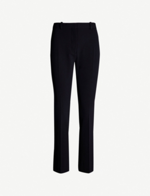 slim fit cropped trousers womens