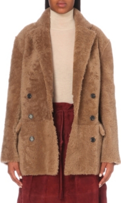 JOSEPH - Ringo shearling coat | Selfridges.com