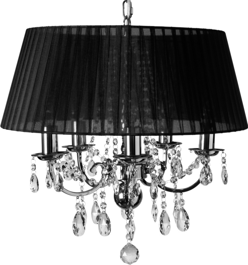 Oliver polished chrome and crystal pendant   LIGHT SHOP   Ceiling 