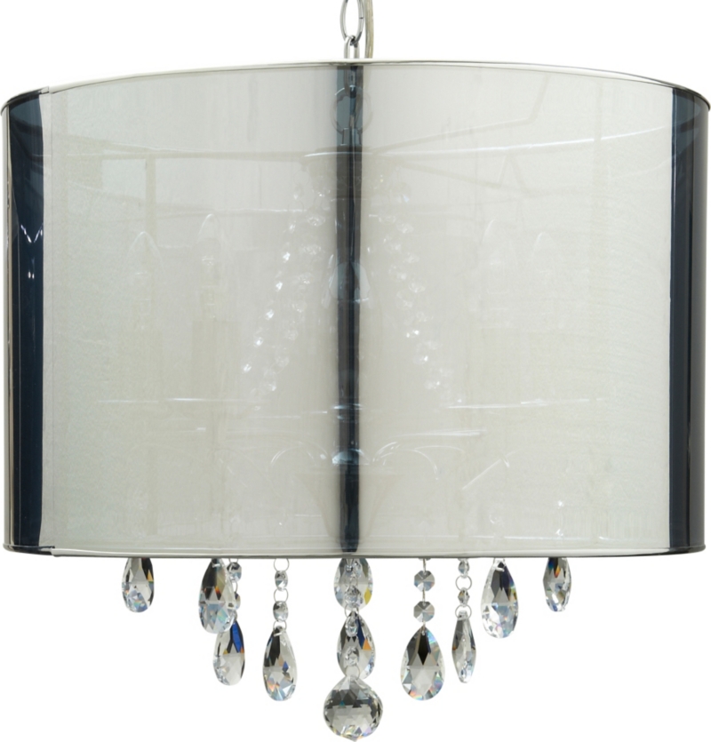 Tracy crystal chandelier with shade   LIGHT SHOP   Ceiling lights 