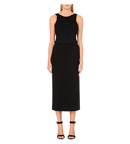 WAREHOUSE   Ruched stretch jersey dress