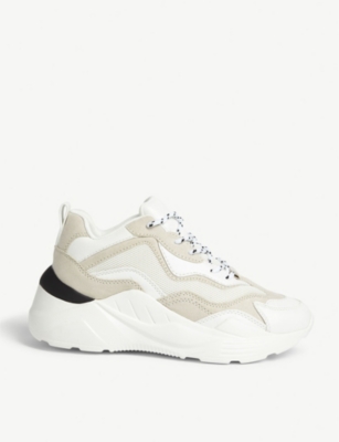 white chunky trainers topshop