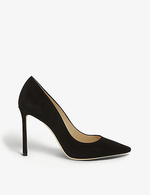 JIMMY CHOO: Romy 100 suede courts