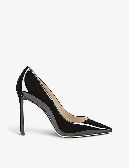 JIMMY CHOO: Romy 100 patent-leather courts
